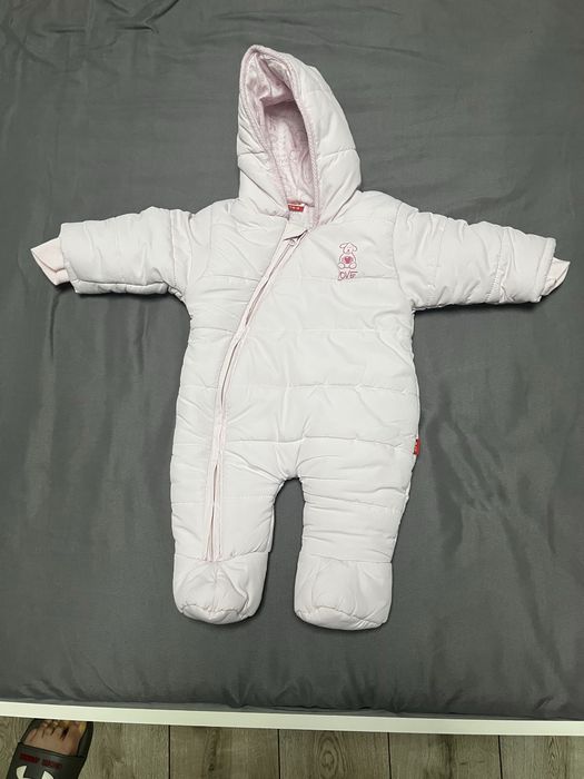 Дитячий зимовий комбінезон(для дівчинки), 0-3 місяці