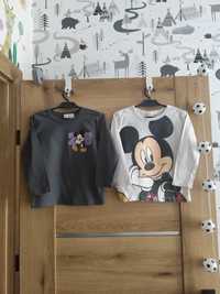 2pak koszulek z długim rękawem Mickey Mouse H&M 98