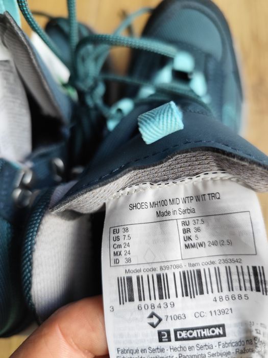 Buty turystyczne Quechua damskie nowe