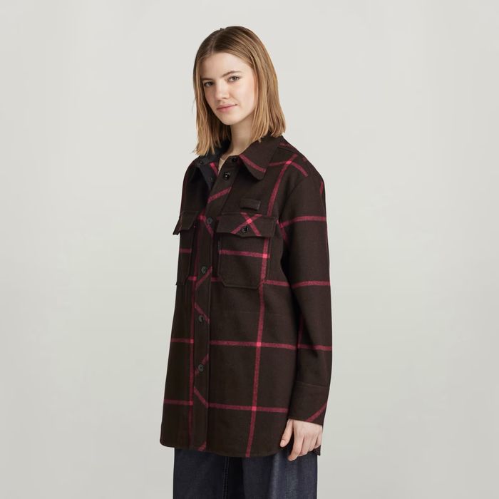 Оригінальна жіноча вовняна overshirt G-Star RAW BF | XS