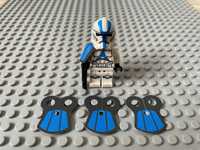 3x Niebieski Custom Pauldron do Lego Star Wars dla Klona 501st