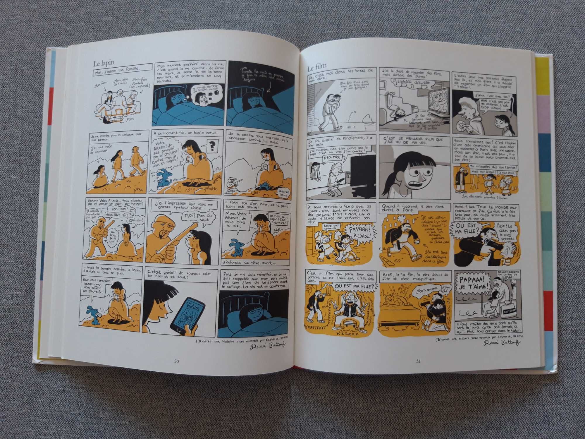 BD "Les cahiers d'Esther" de Riad Sattouf