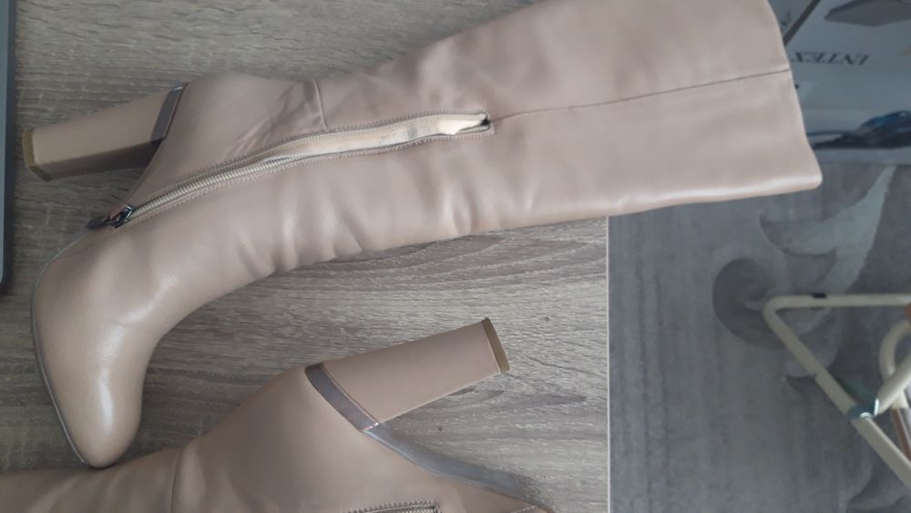 Чоботи шкіряні бу