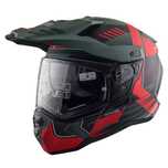 Kask ADV Enduro NS-9 DUAL SPORT OMEGA RED MATT - roz L (59-60 cm)