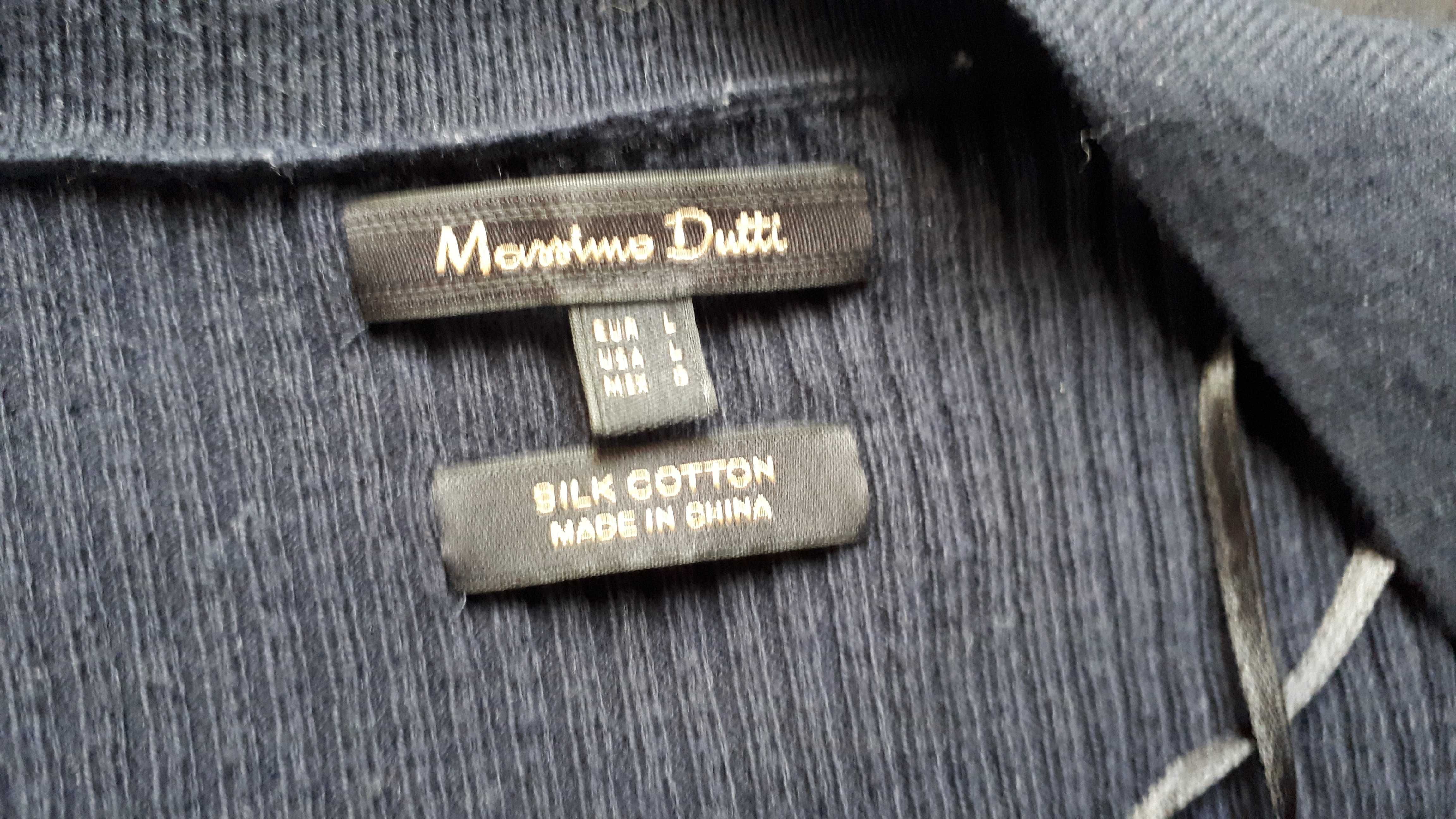 Massimo Dutti - oryginalny damski jedwabny sweter roz.L