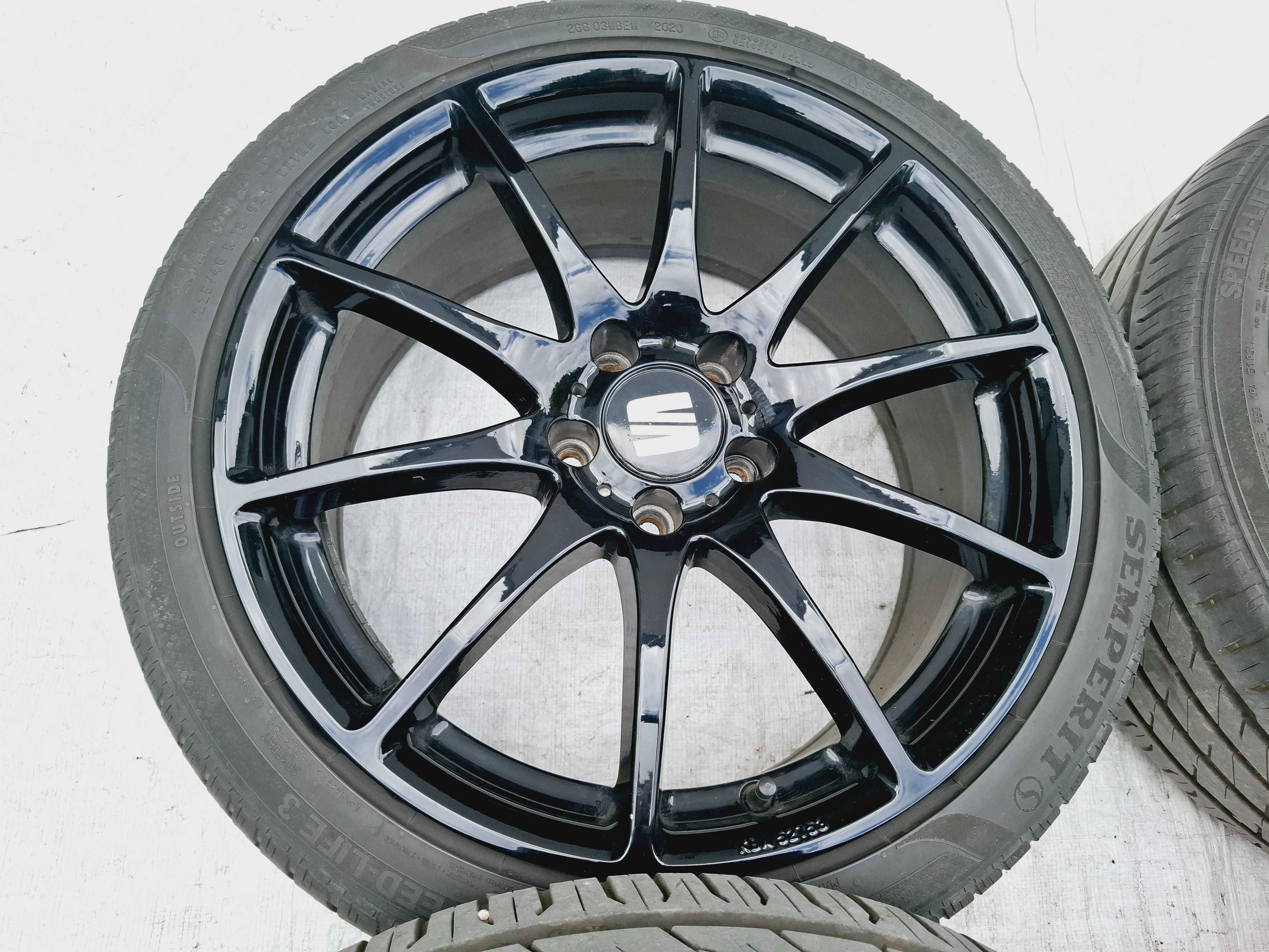 koła felgi aluminiowe z oponami seat leon iii 3 st fr cupra 225/40/18