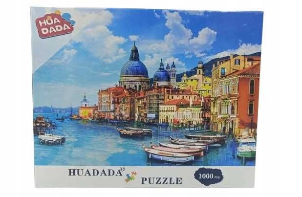 Puzzle HuaDada 1000 Elementów Miasto na Wodzie