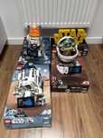 Zestaw 4 Lego Droid Ashoka R2D2 i napis