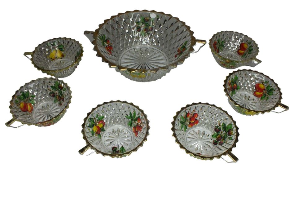 Miski szklane szkło Belgia B112124