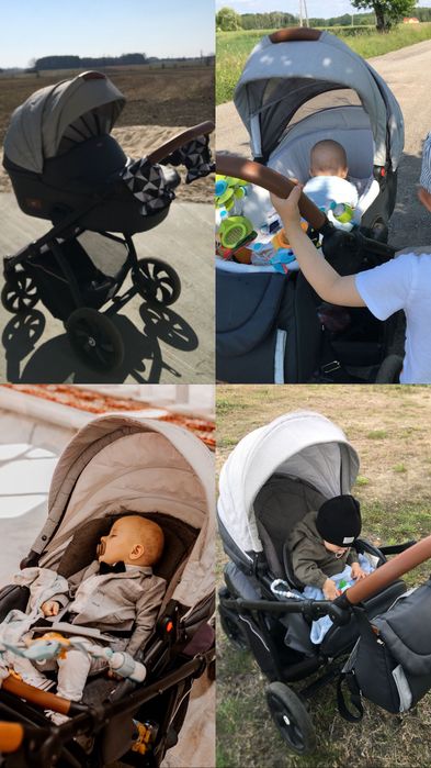 Wózek Aero tuttis szary + fotelik maxi cosi pebble plus