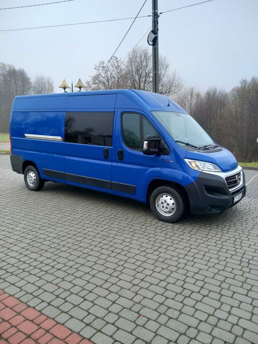 Fiat Ducato  L3H2  doka -brygadówka   6 /7 osob.  ładny  zadbany