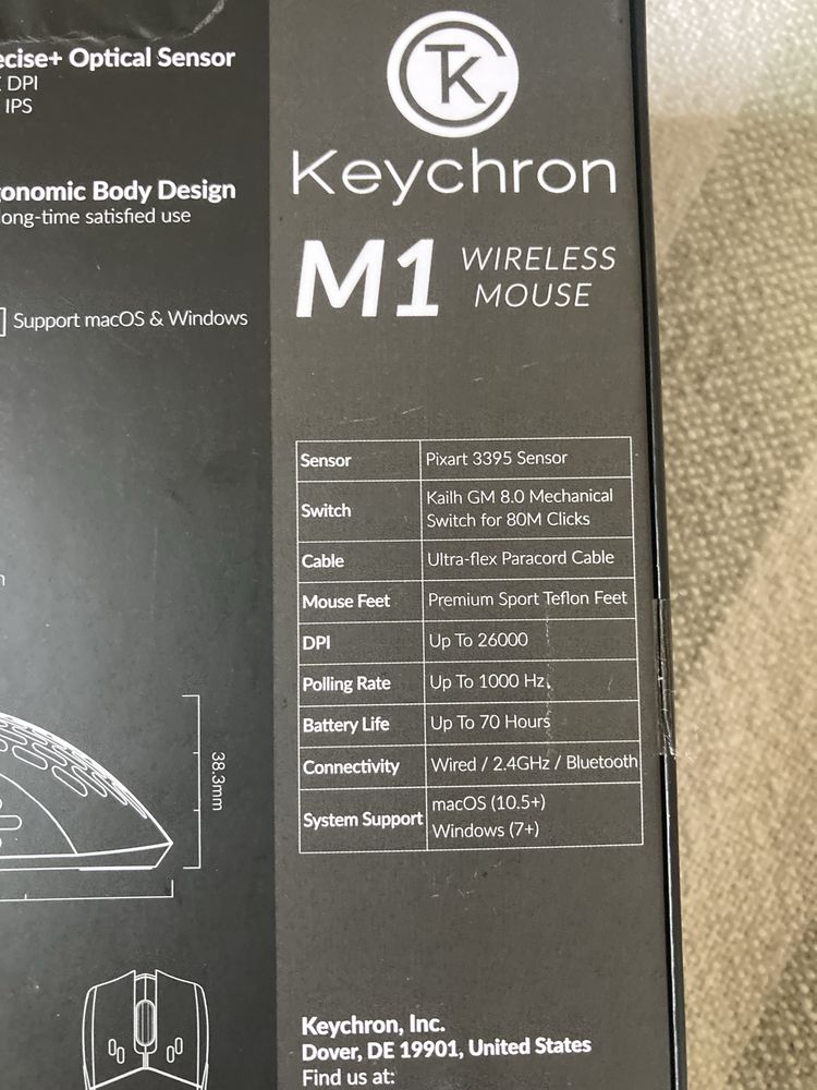 Ігрова миша Keychron М1