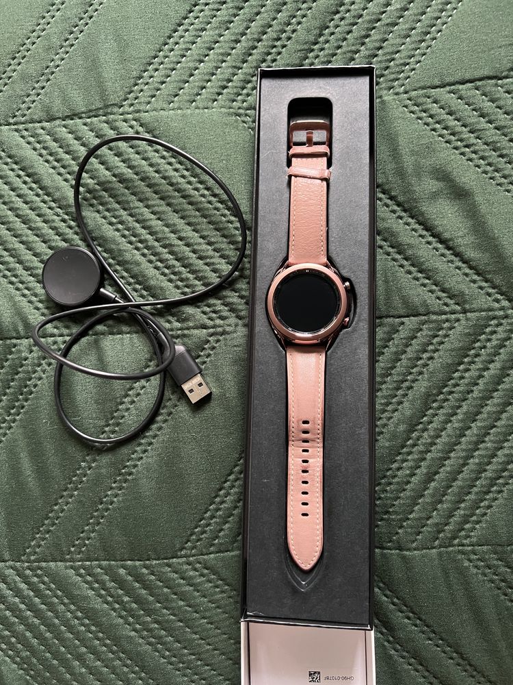 Samsung Watch3 różowe złoto