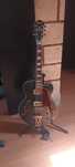 Ibanez AF75G-BKF Black Flat com boa mala