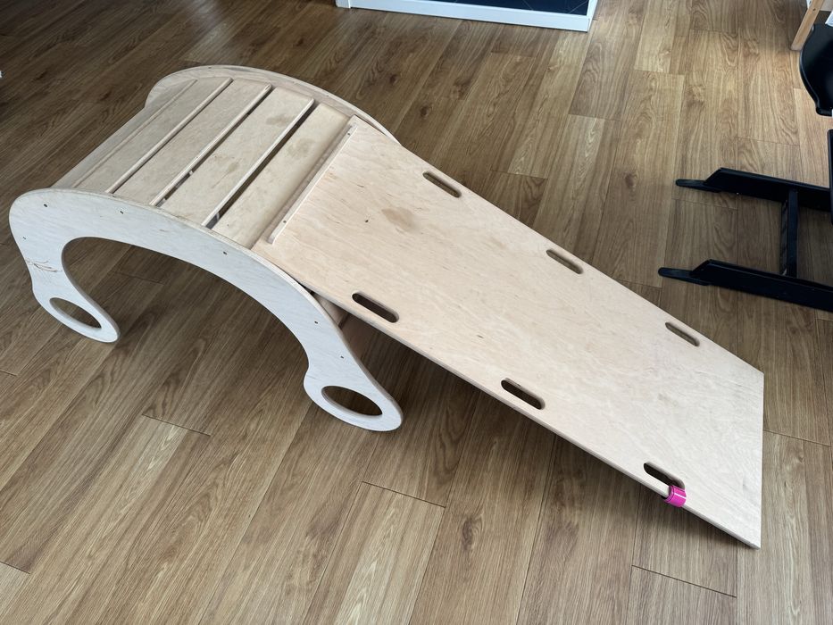 Bujak zjeżdżalnia blat ścianka Montessori - zestaw