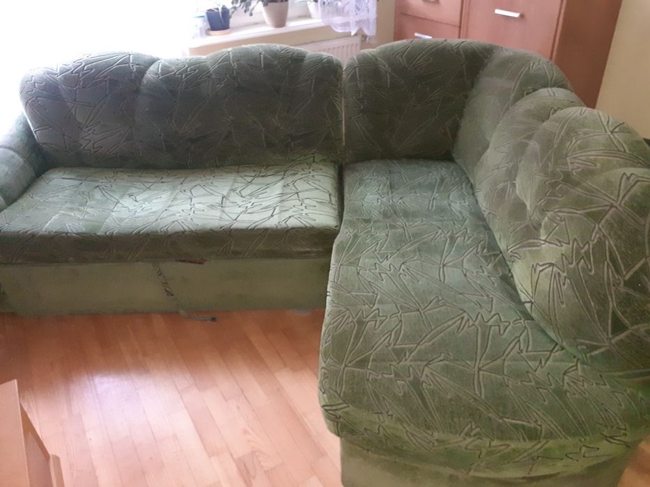 NAROŻNIK + dwa fotele.