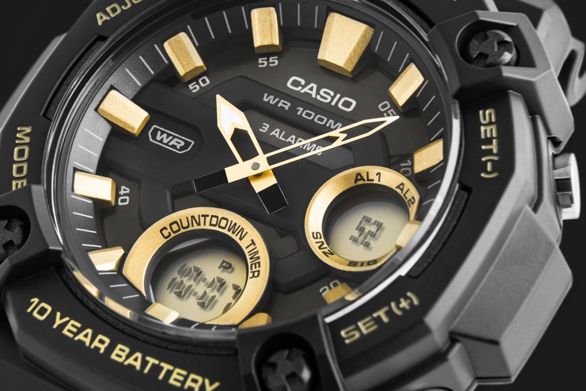 zegarek męski casio aeq-120w-9avdf + box