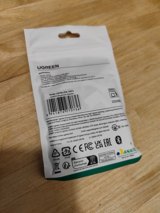 Adaptador Bluetooth 6.0 UGreen