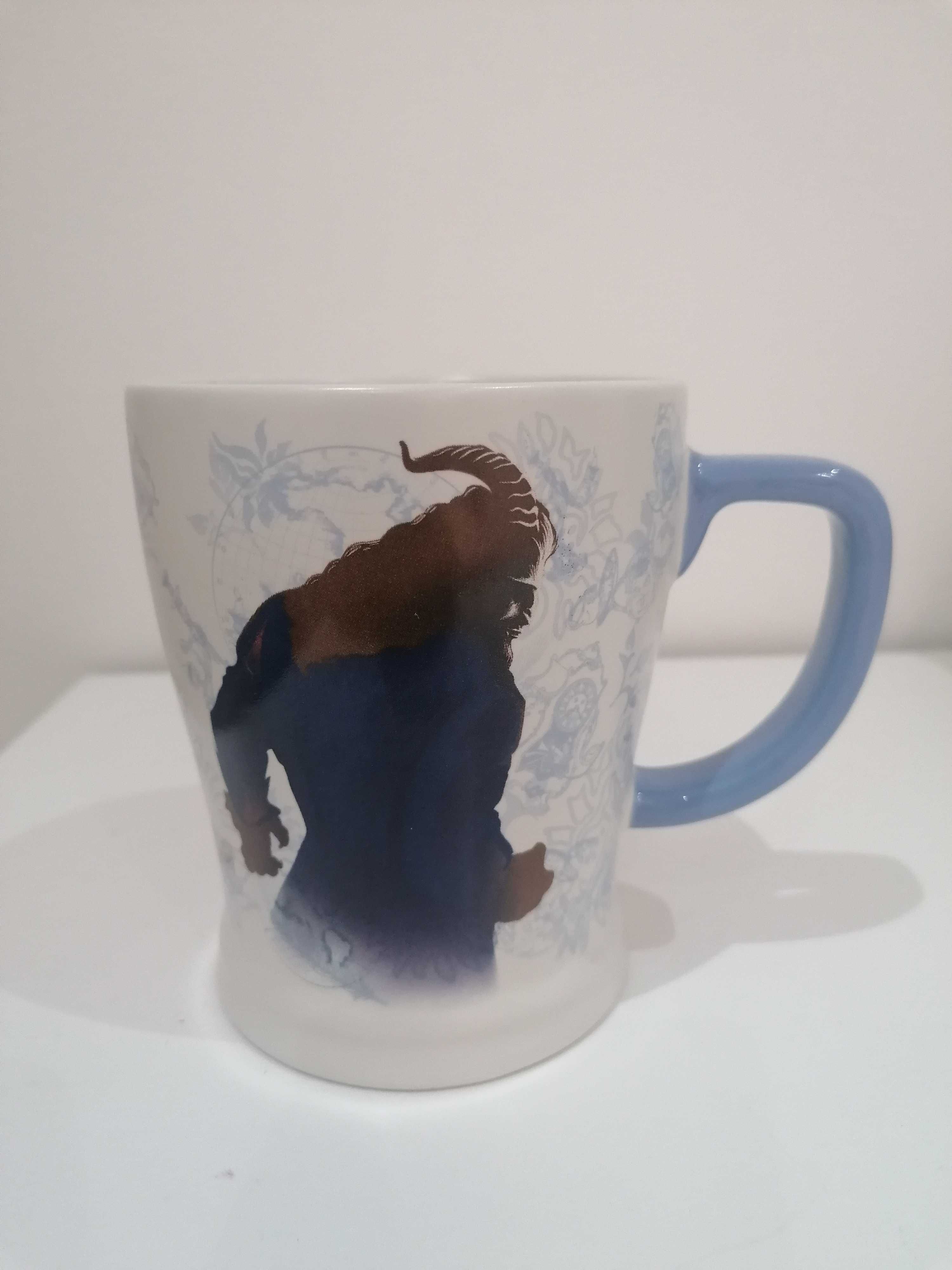 Caneca bela e o monstro Disney store beauty & beast