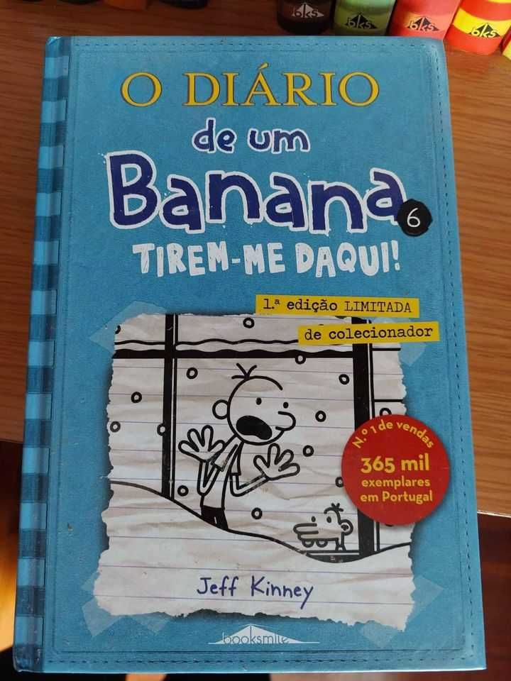 Livros da coleção Diário do Banana