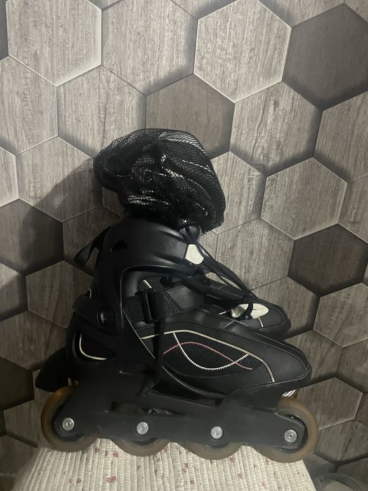 Patins em linha para crianca com kit jualheiras