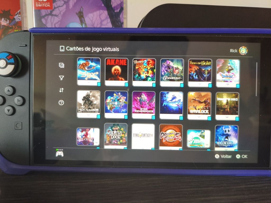 Nintendo switch 2 com muitos jogos e extras