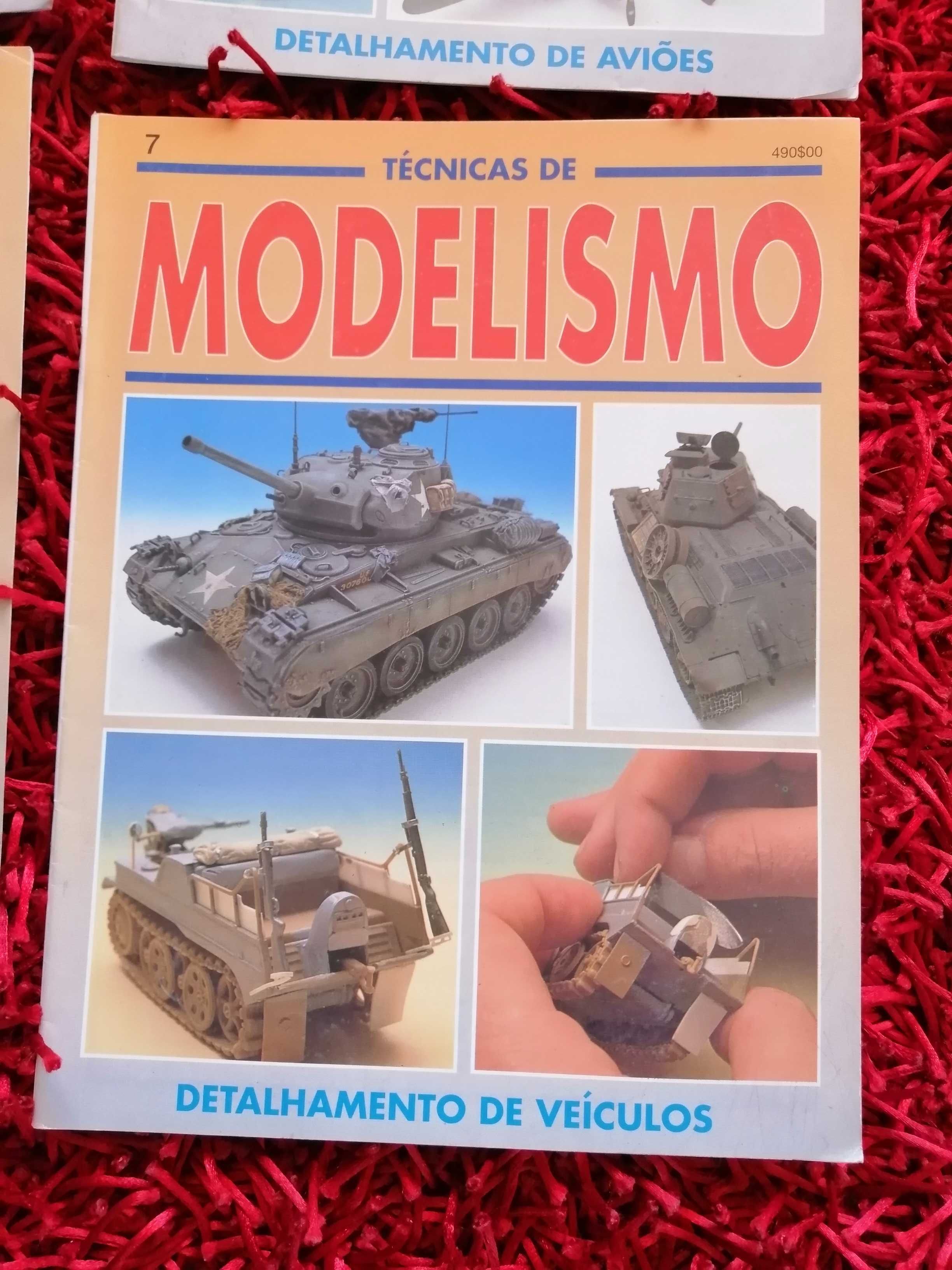 Lote de revistas sobre Técnicas de Modelismo