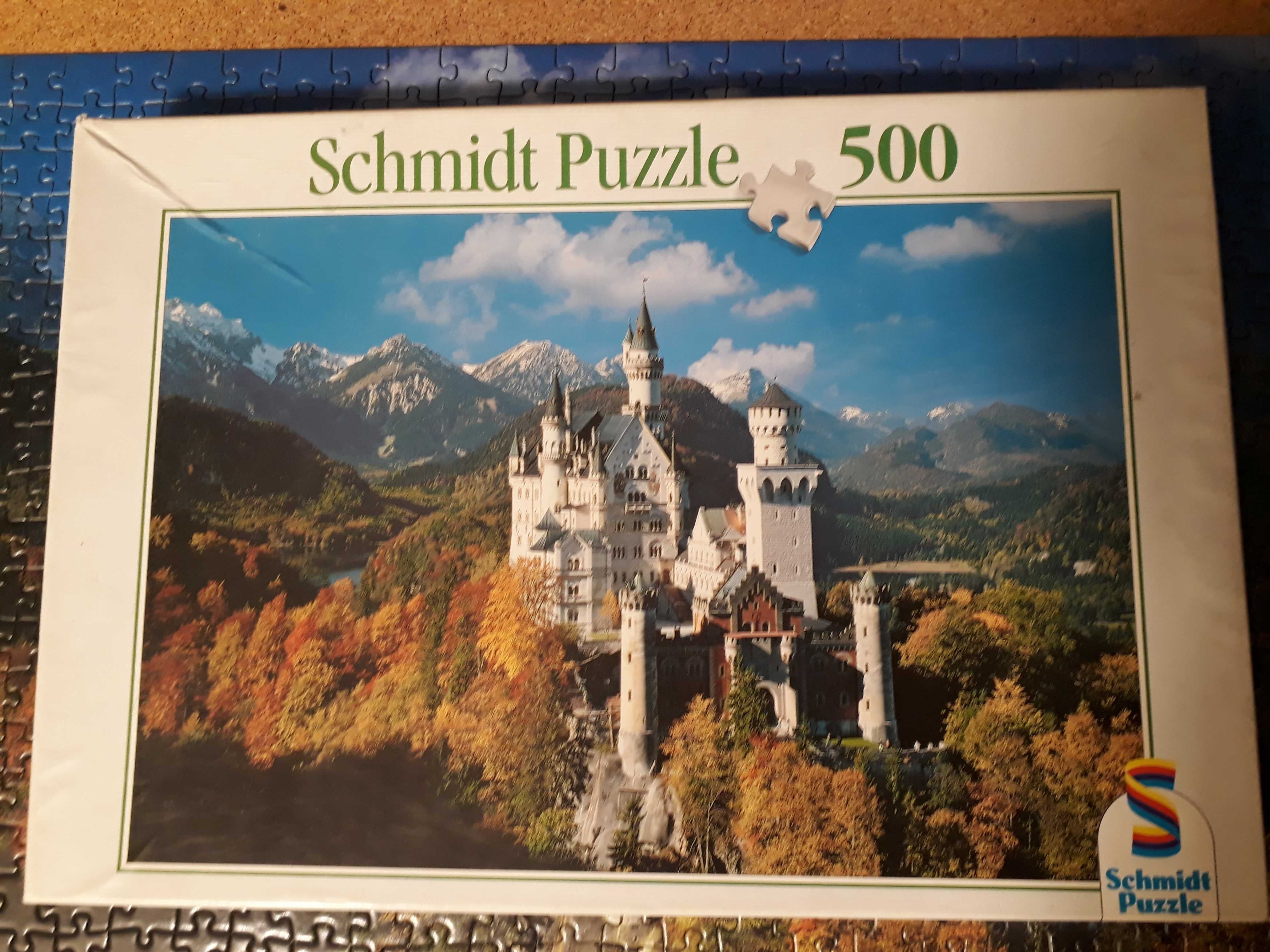 Puzzle 500 zamek Neuschwanstein Schmidt
