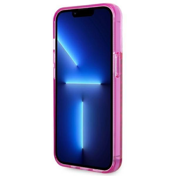 Etui Karl Lagerfeld Liquid Glitter Różowe na iPhone 14 Pro