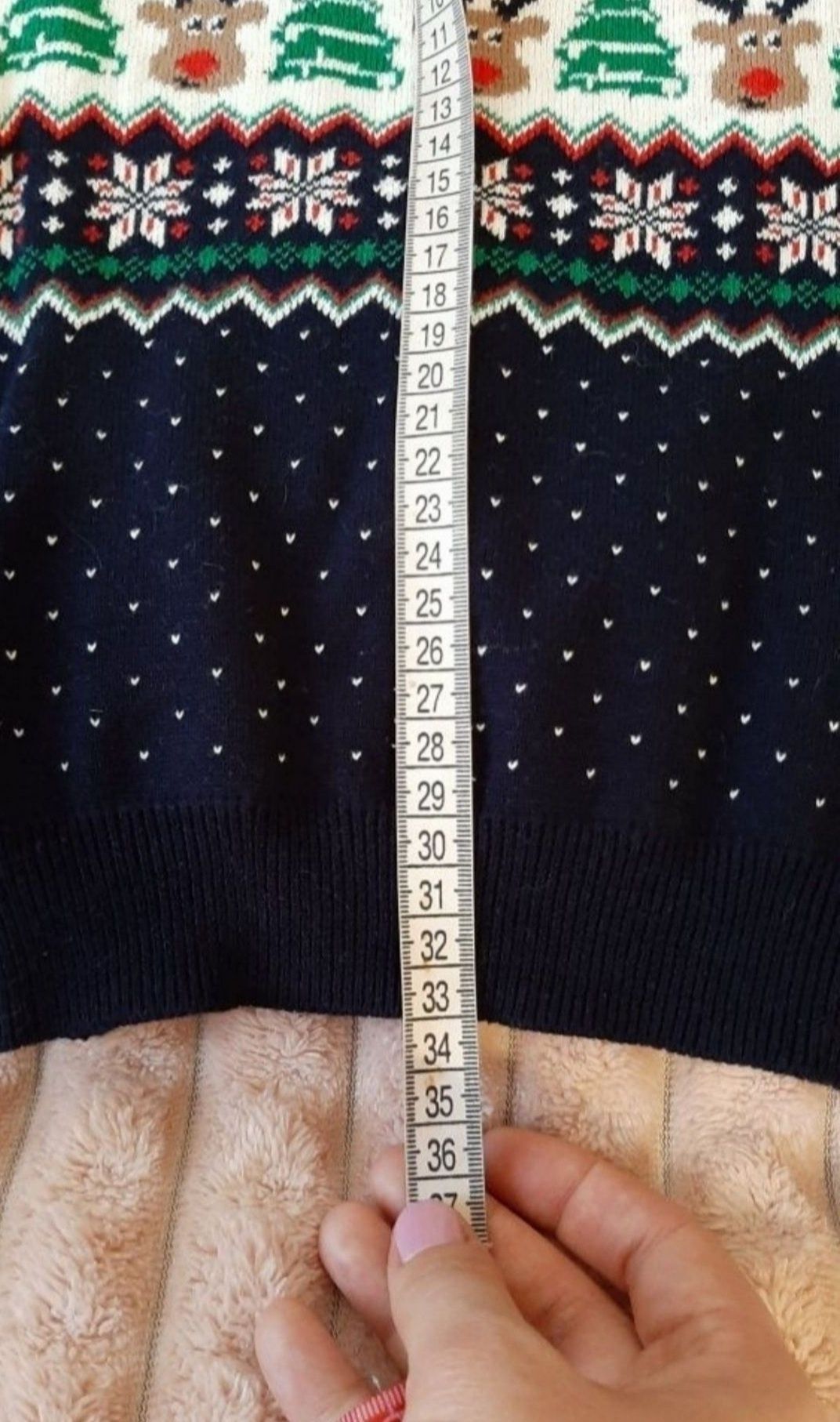 Новорічний дитячий светр 86 см