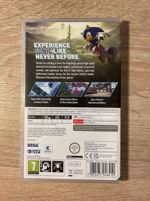 Гра-Картридж Nintendo Switch, Sonic Frontiers