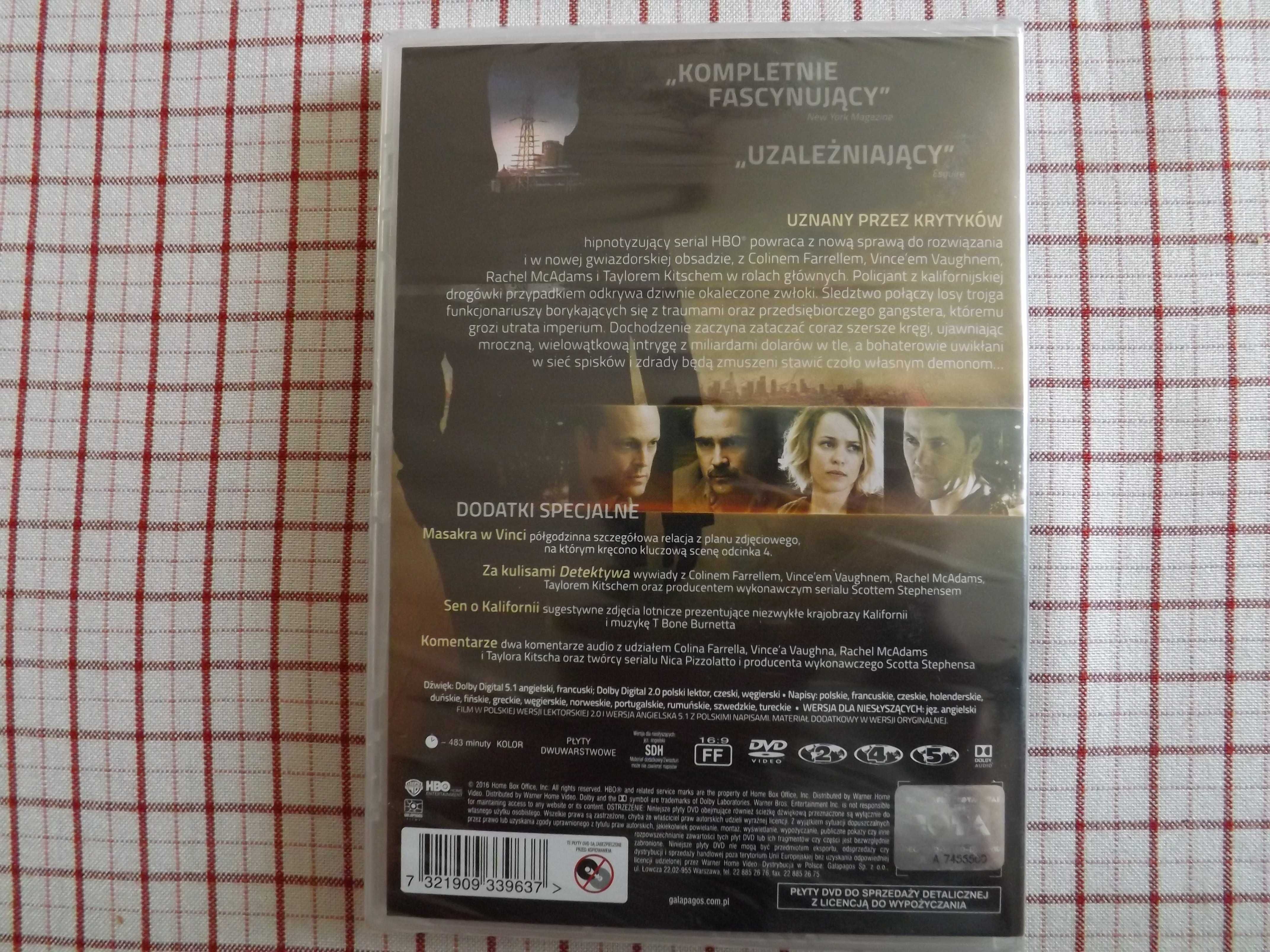 Detektyw sezon 2,  3 dvd, C. Farrell, film, bajka
