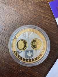 Srebrne monety 999 Luksemburg San Marino Niemcy platerowane OKAZJA