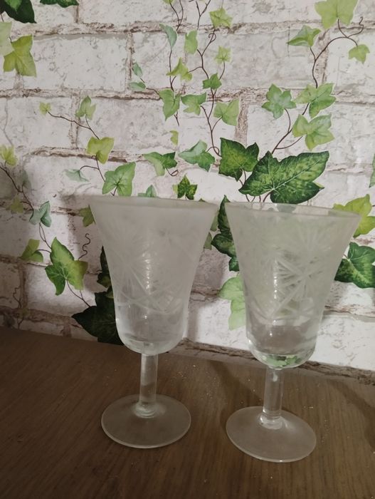 Фужеры стаканы стеклянные