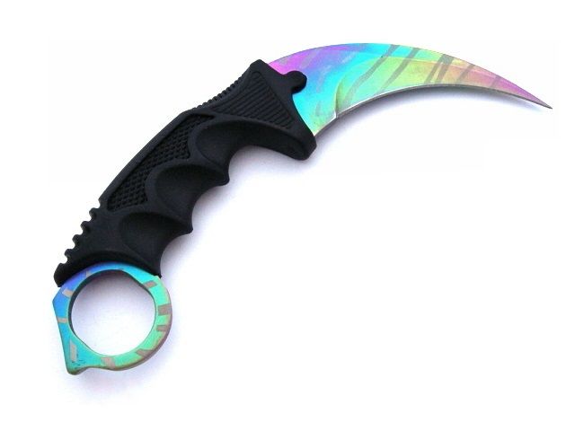 Karambit nóż na szyję neck knife pazur CS:GO N062S + GIFTBOX