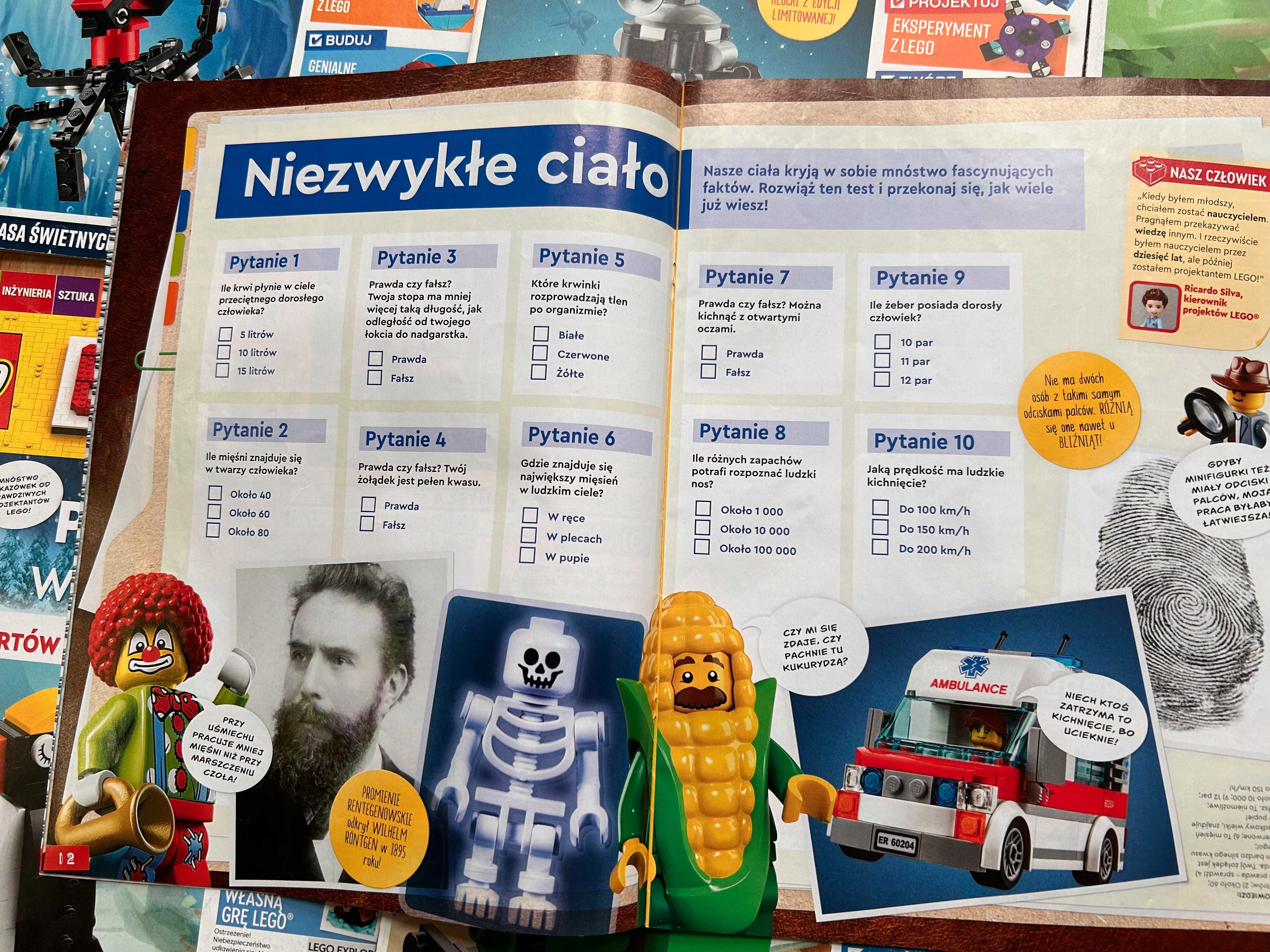 Magazyn Lego Explorer - 6 numerów (niekompletne, bez klocków) -używane