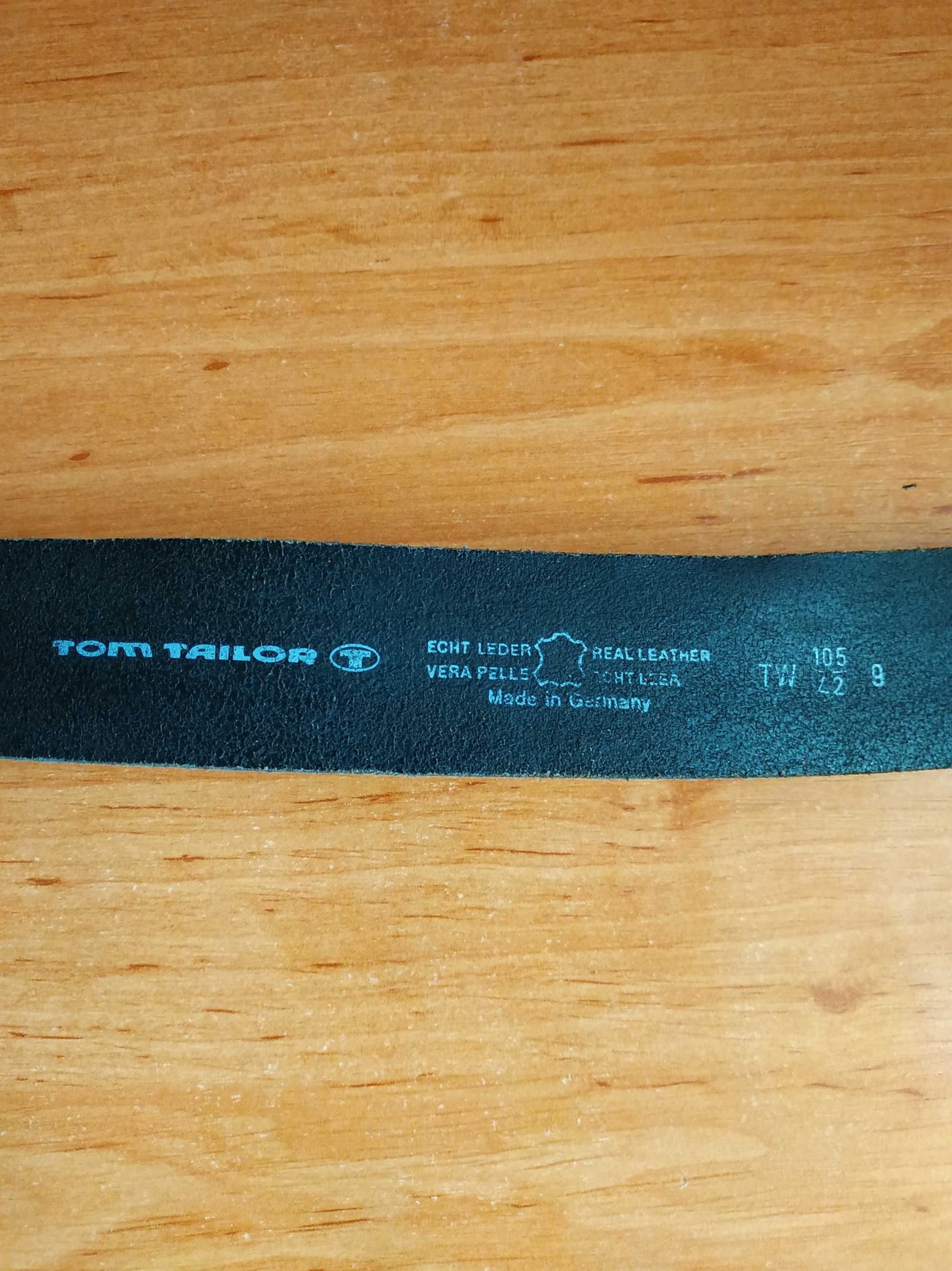 Шкіряний ремінь Tom Tailor 125 cм