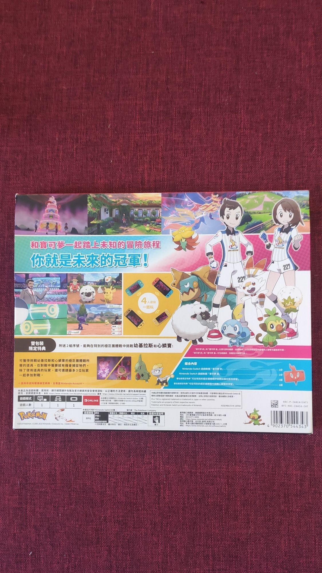 Nintendo Switch Pokémon Sword and Pokémo Shield Double Pack Japan