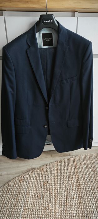 Garnitur granatowy Lavard na 188cm