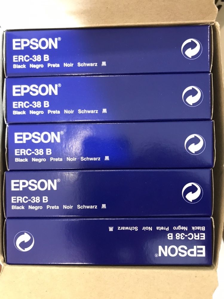 Fita POS original Epson ERC-38B Preto