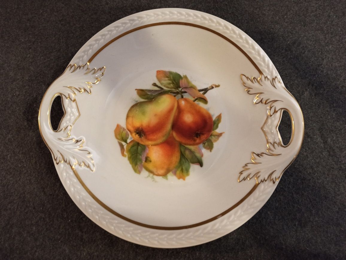 Carl Tielsch CT ALTWASSER Patera Porcelana Śląska Piękna