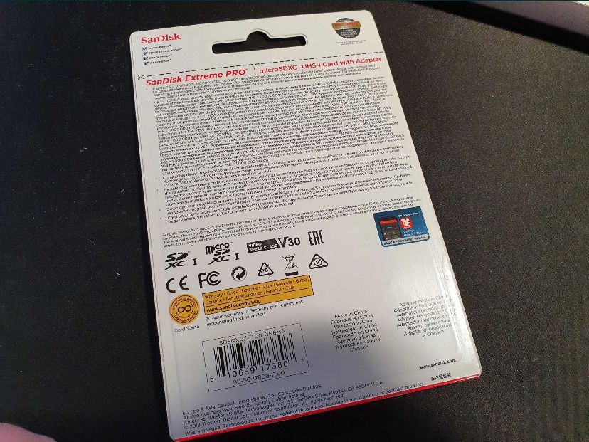 ‼️ХІТ ПРОДАЖ‼️4К U3 Карта памяти 128/256/512/1tb новая 10 класс Флешка
