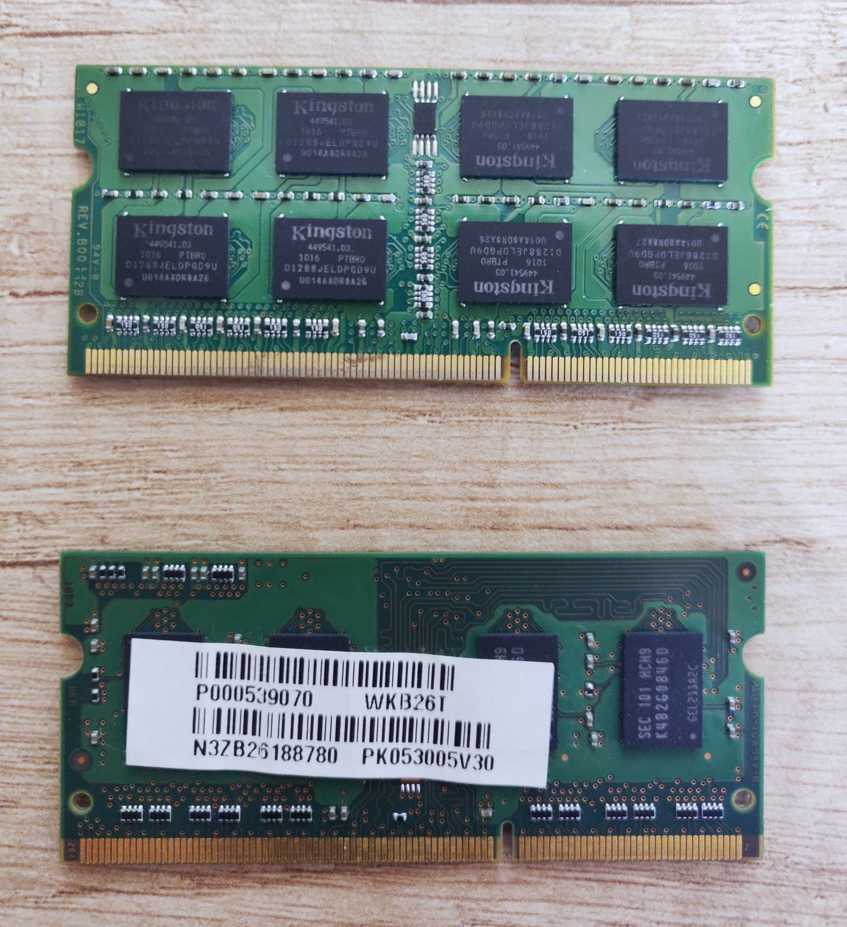 ДДР3 2Гб пам'ять для ноутбука 1333Мгц 1.5в PC3-10600s