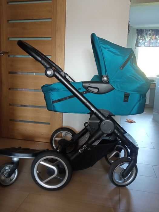 Wózek Mutsy Evo 3w1 + Maxi Cosi Citi+ dostawka step up board