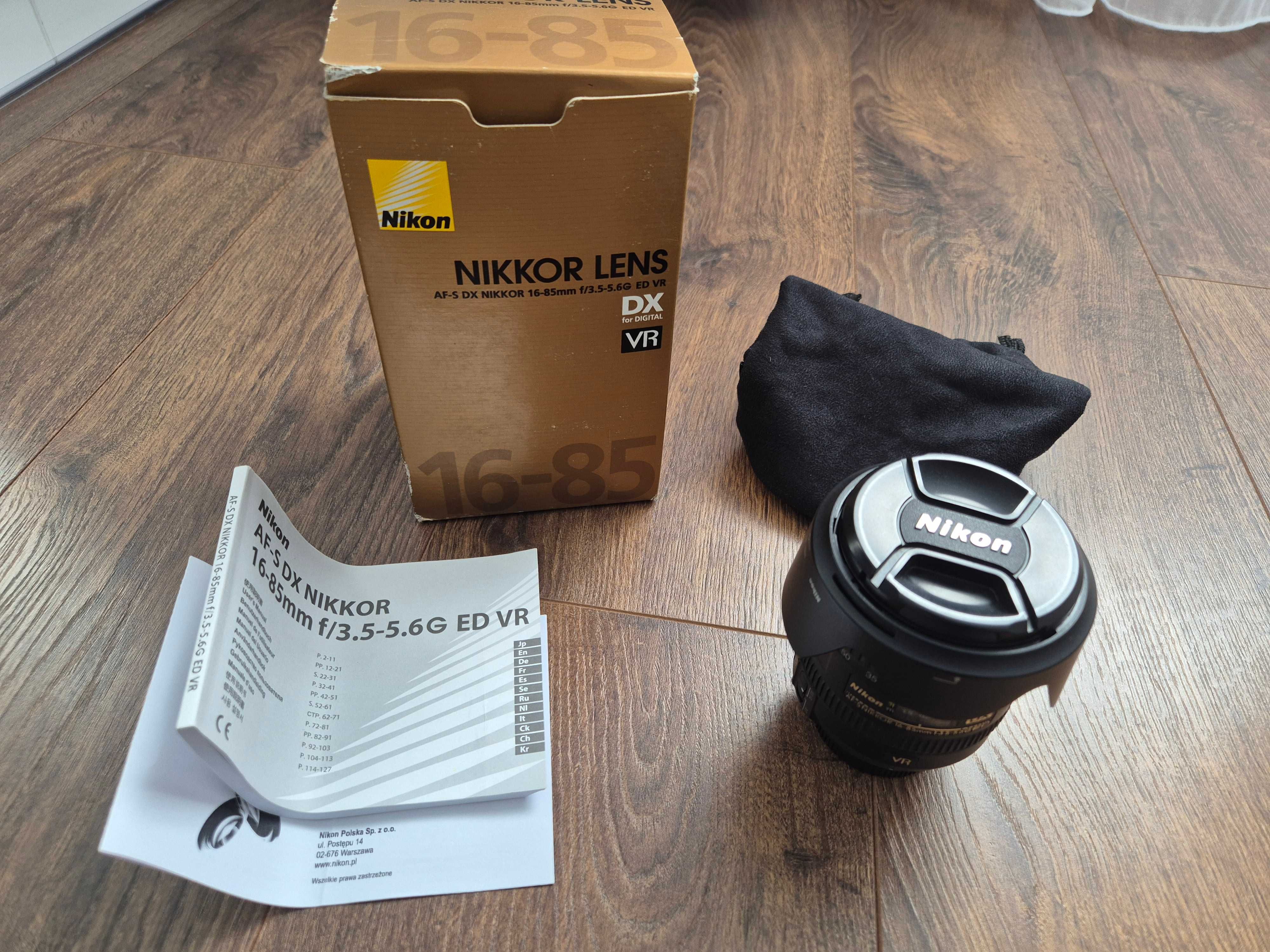 Nikon Nikkor AF-S DX 16-85 mm f/3.5-5.6G ED VR