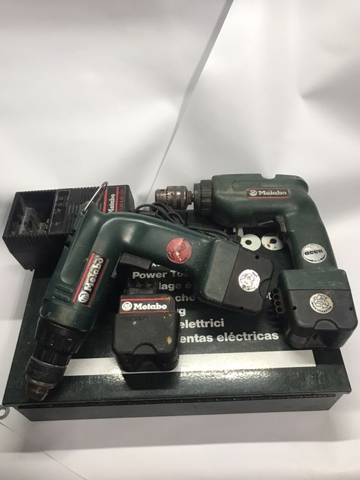 Wiertarko wkrętarka Metabo 9,6 V komplet dwie sztuki