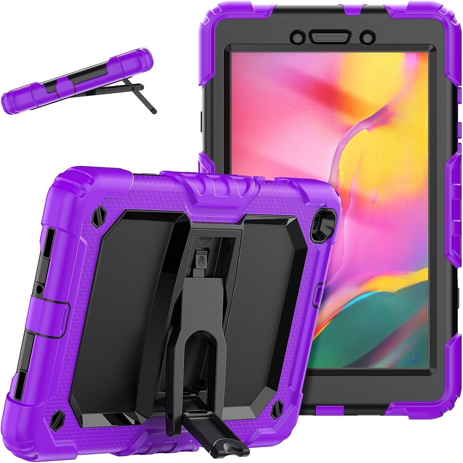 Etui do Samsung Galaxy Tab A 8.0" Pancerne z Podstawką Fioletowe