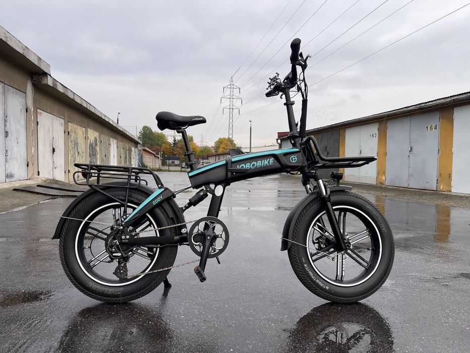 Rower elektryczny Jobobike Eddy z pełną amortyzacją