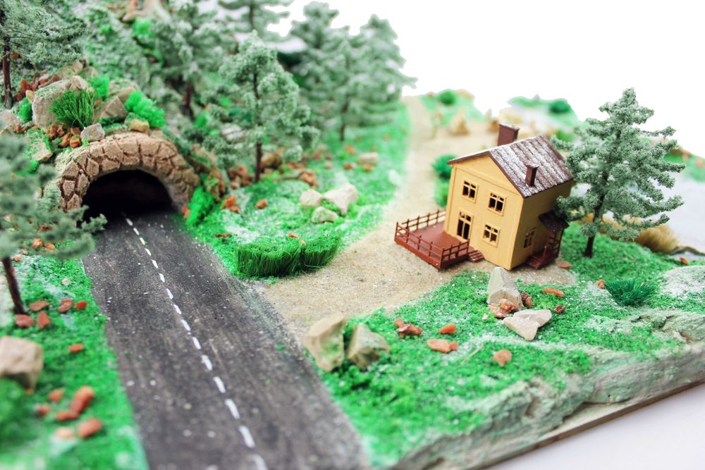 Перший сніг, набір для створення діорами, креативний подарунок.