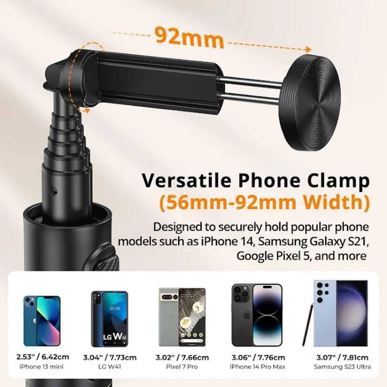 ATUMTEK 3-w-1 SELFIE STICK & STATYW Bluetooth 140 cm z Pilotem